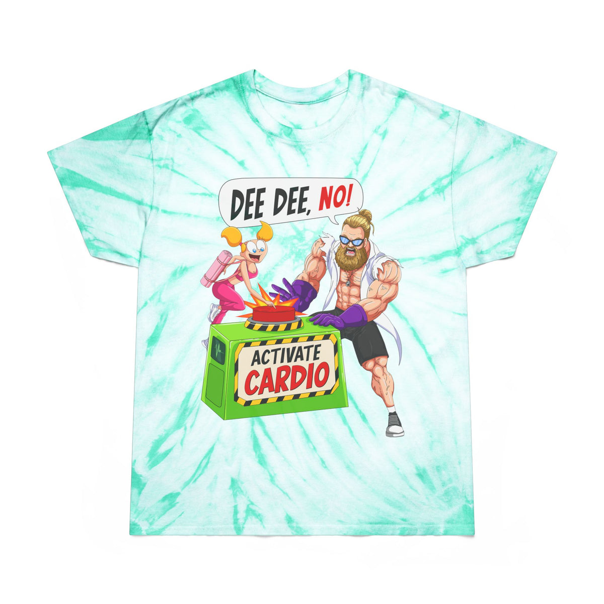Papa Swolio's Laboratory Tie-Dye T-Shirt