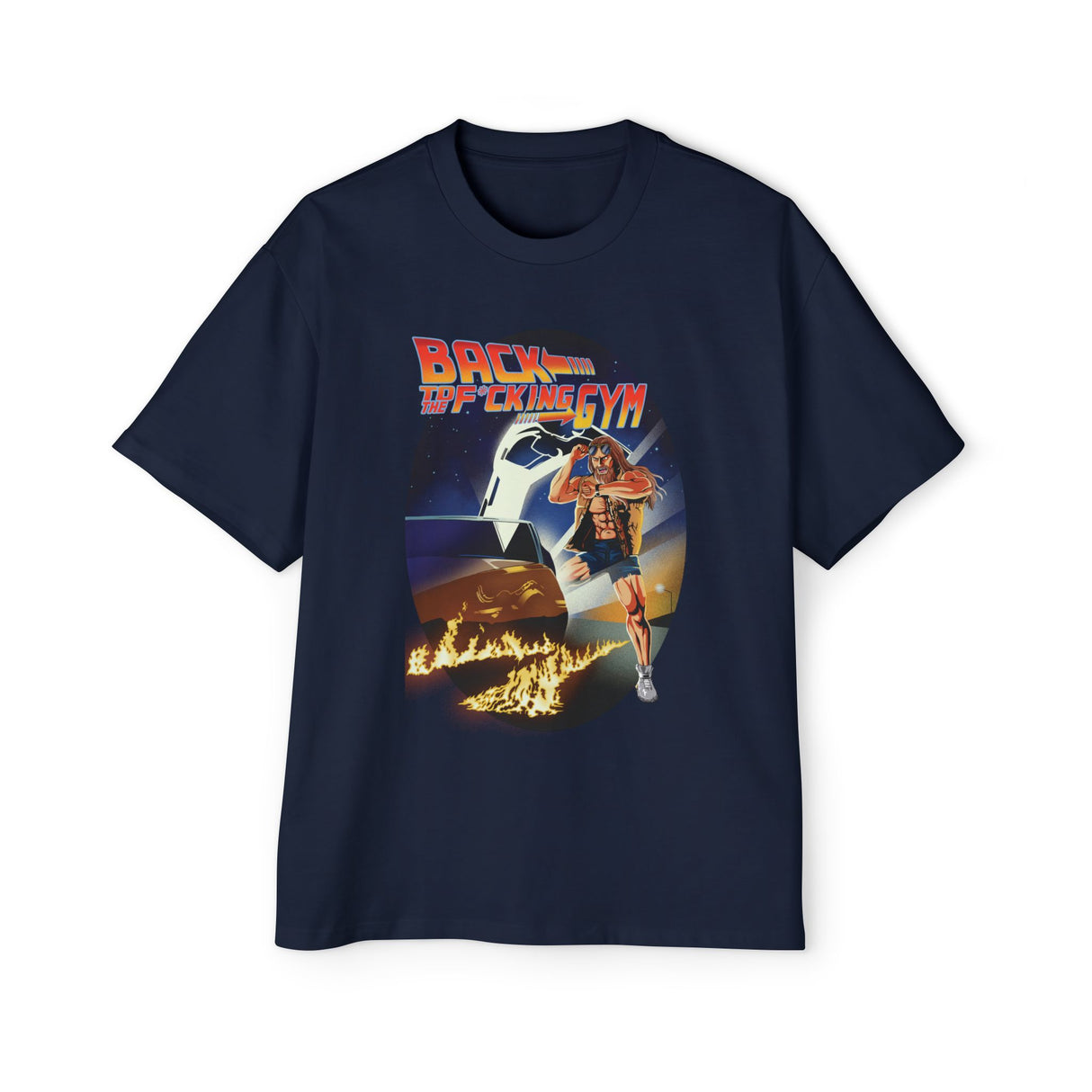 Back To The F*cking Gym (Image) Heavy Oversized Tee
