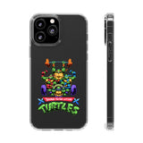 Teenage Mutant Lifting Turtles Clear Case for iPhone