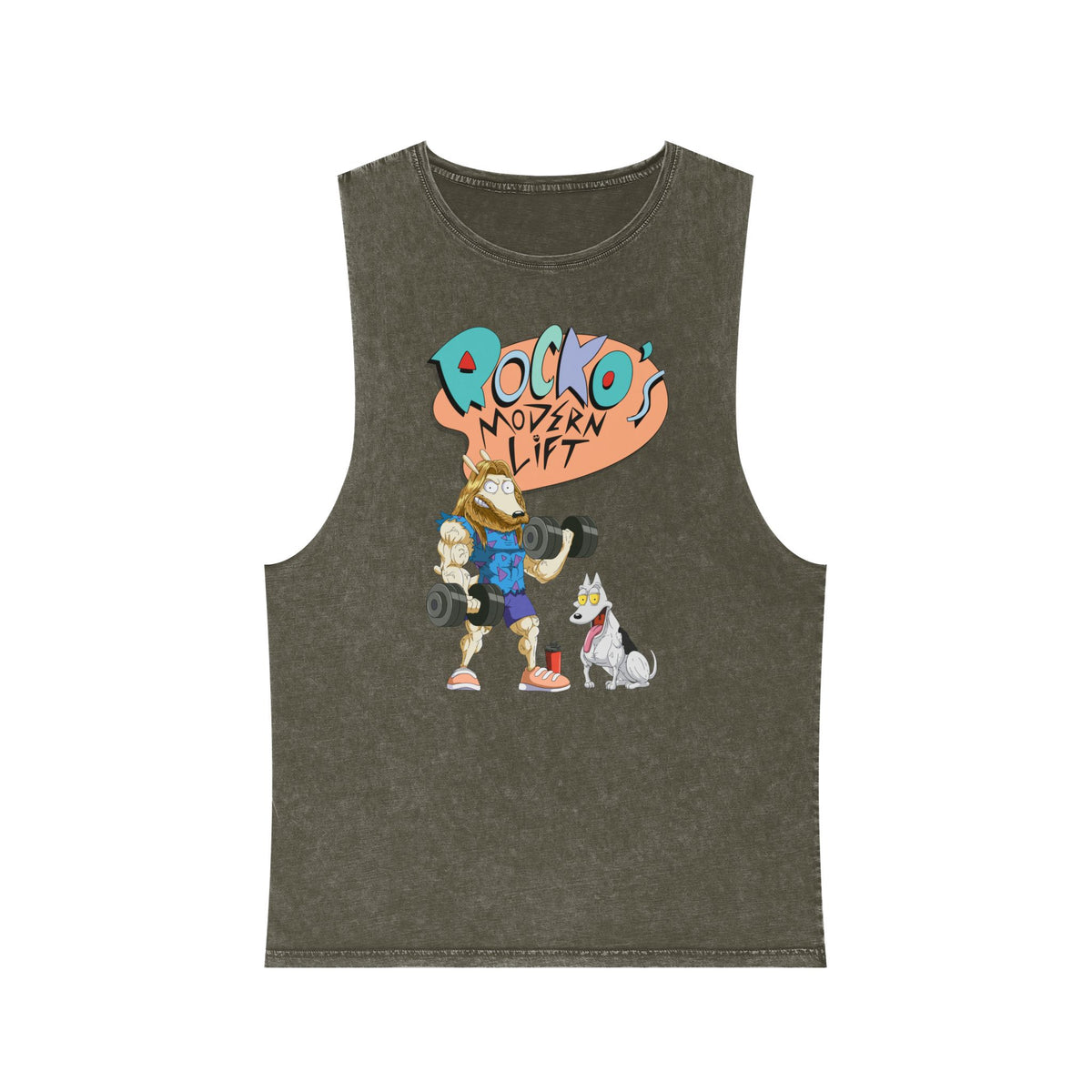 Rocko's Modern Lift Stonewash Tank Top