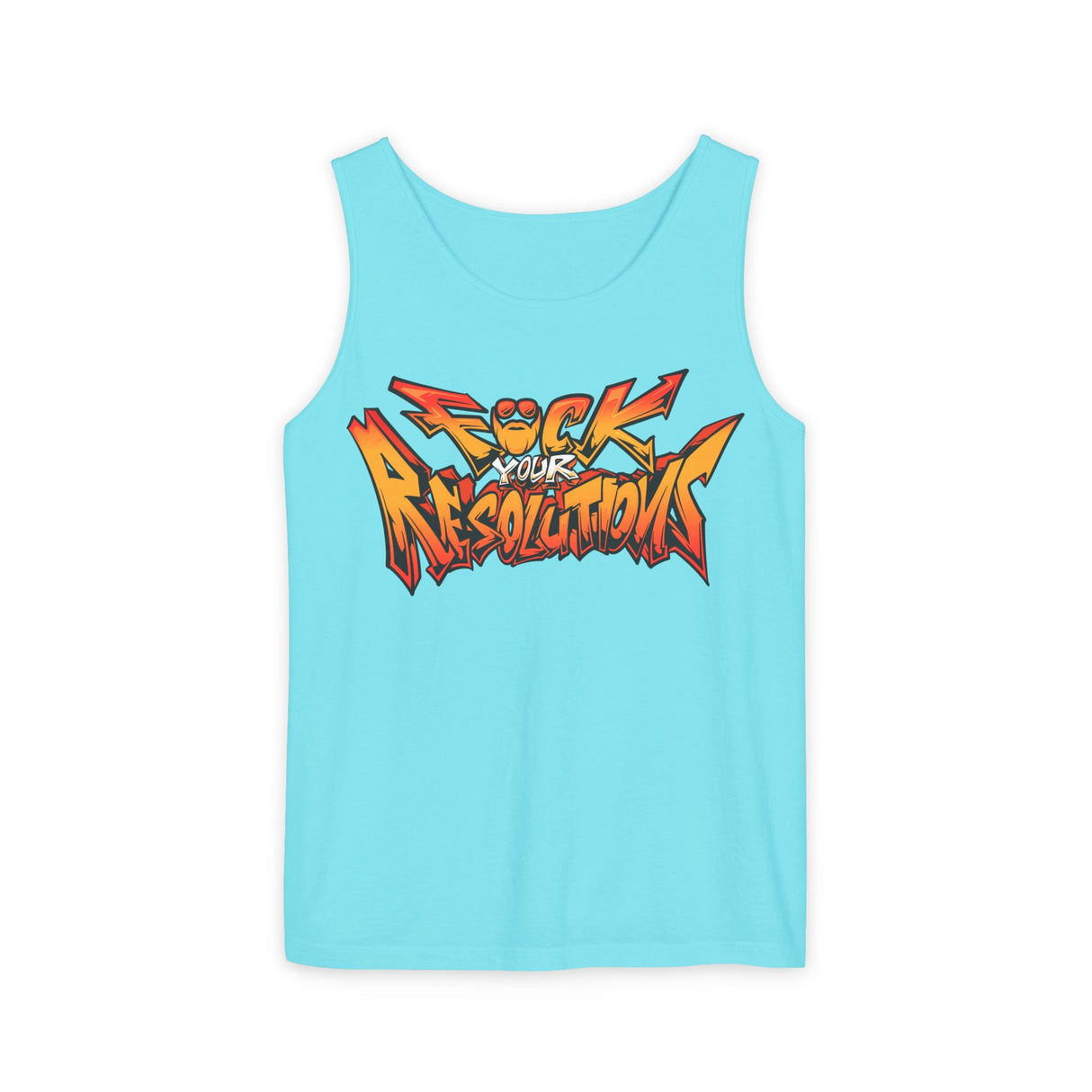 F*ck Your Resolutions (Graffiti) Comfort Tank Top