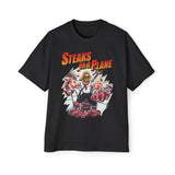 Steaks On a Plane Heavy Oversized Tee