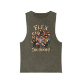 Flex You Fools Stonewash Tank Top