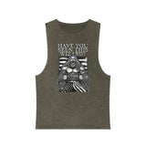 Have You Seen This Wizard? Stonewash Tank Top