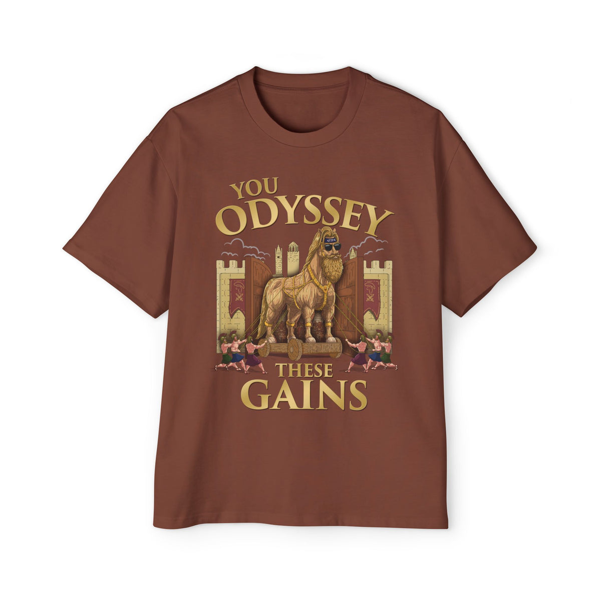 You Odyssey These Gains Heavy Oversized Tee