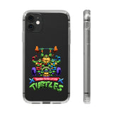 Teenage Mutant Lifting Turtles Clear Case for iPhone