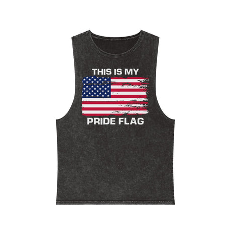 This Is My Pride Flag Stonewash Tank Top