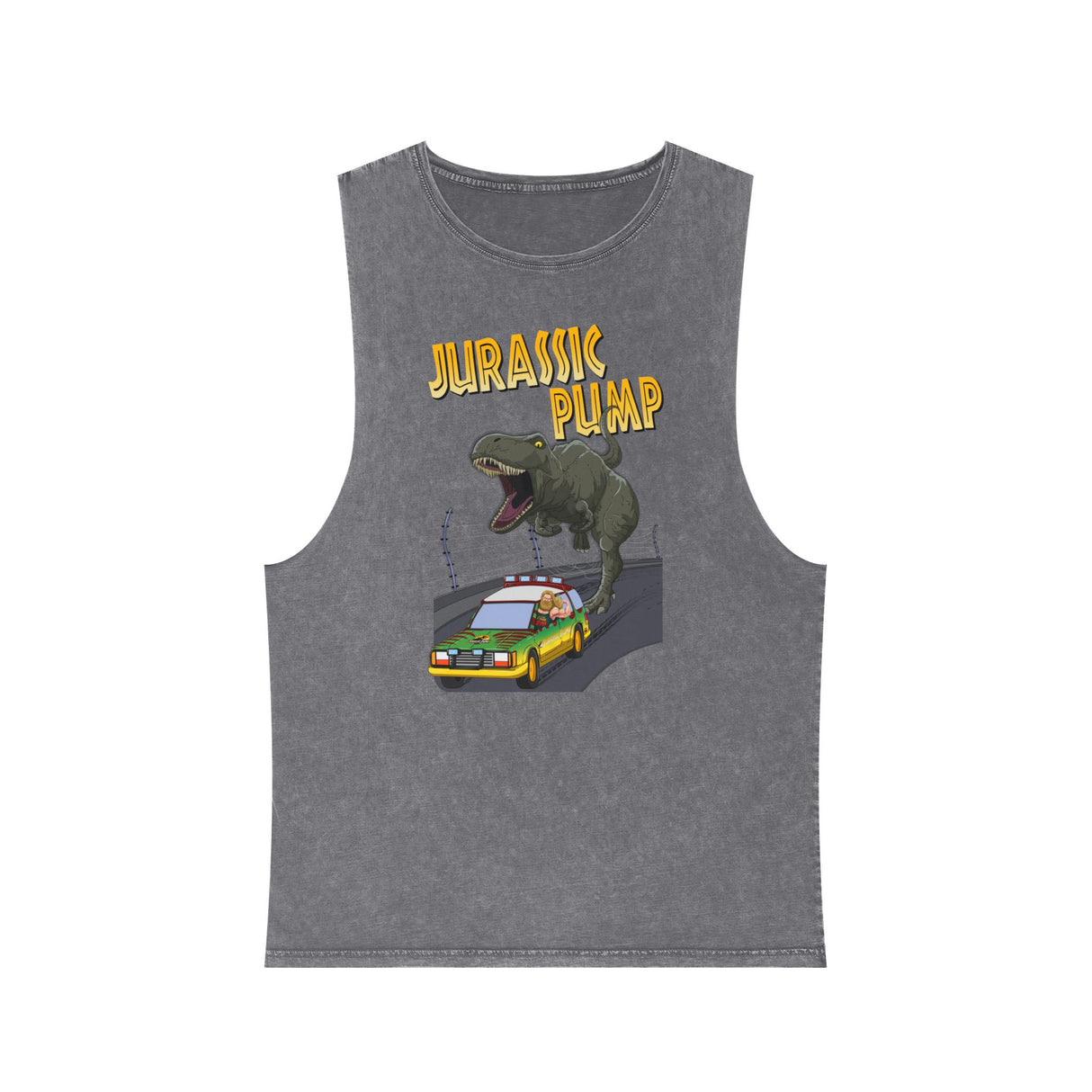 Jurassic Pump Stonewash Tank Top
