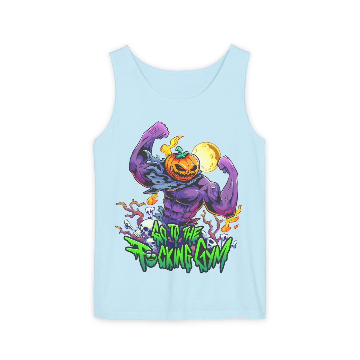 Pumpkin Head Go To The F*cking Gym Comfort Tank Top