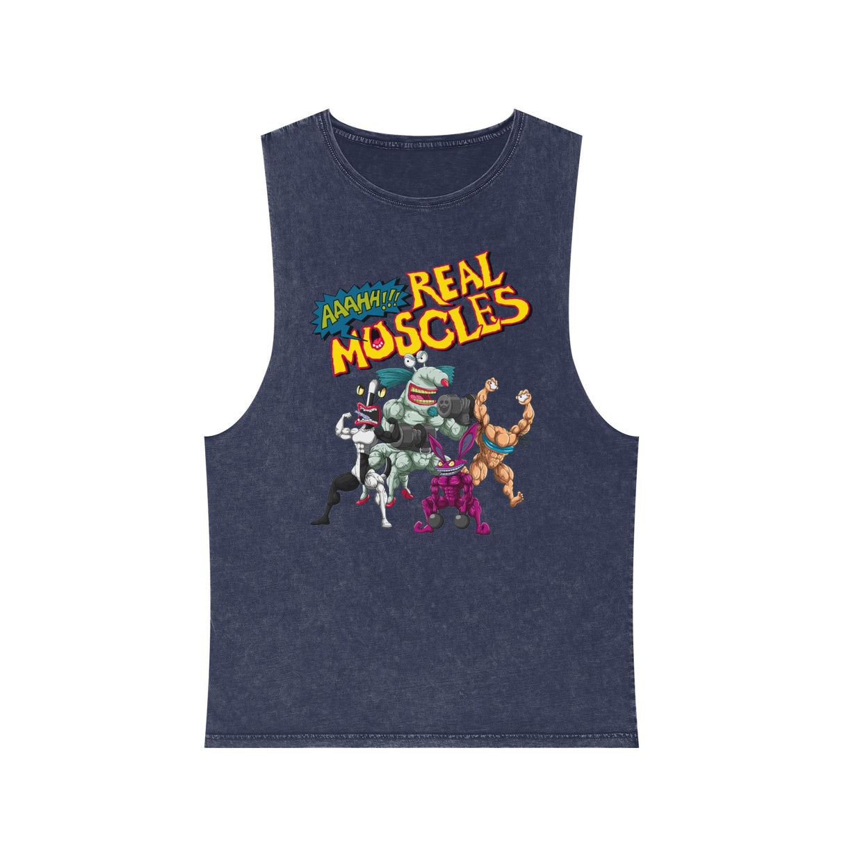 Aaahh!!! Real Muscles Stonewash Tank Top