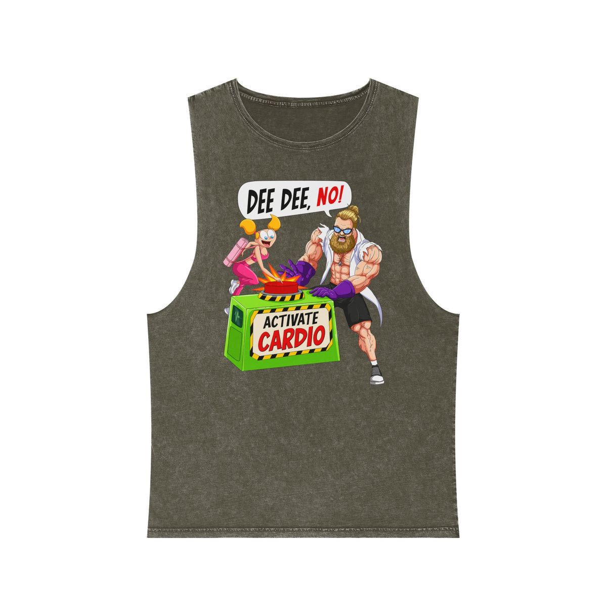 Papa Swolio's Laboratory Stonewash Tank Top