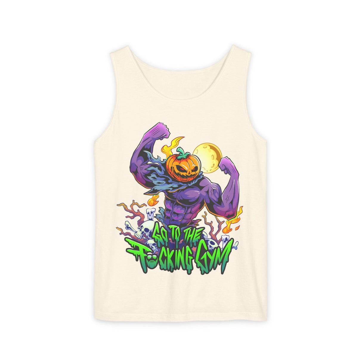 Pumpkin Head Go To The F*cking Gym Comfort Tank Top