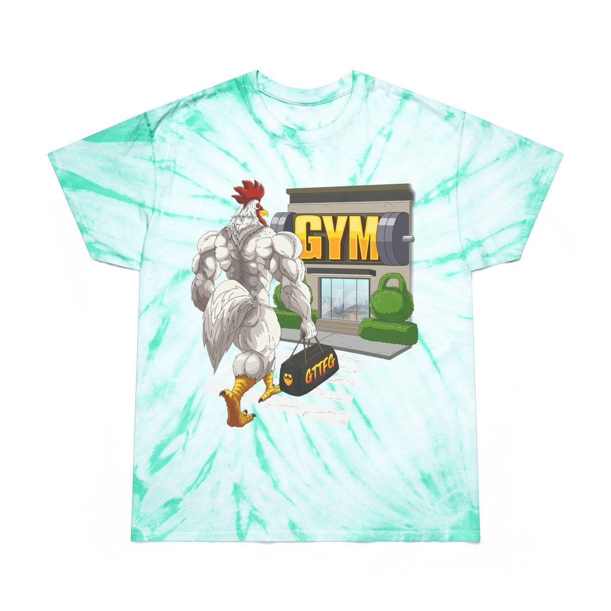 Why Did The Chicken Cross The Road Tie-Dye T-Shirt