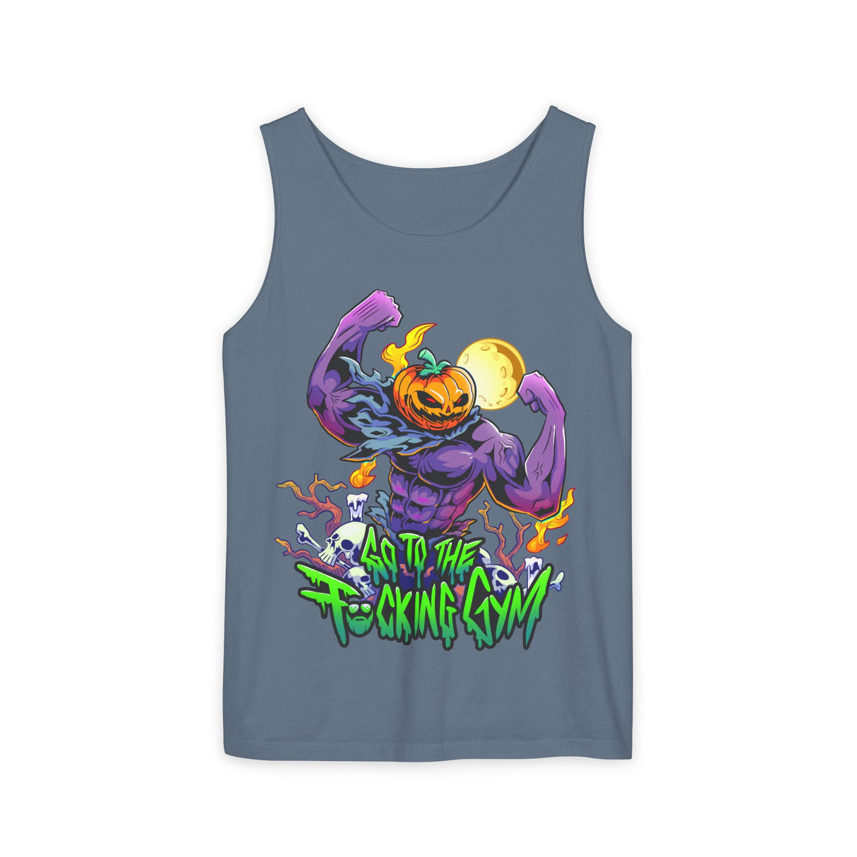 Pumpkin Head Go To The F*cking Gym Comfort Tank Top