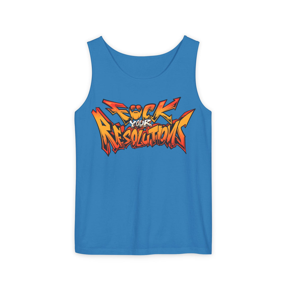 F*ck Your Resolutions (Graffiti) Comfort Tank Top