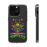 Teenage Mutant Lifting Turtles Clear Case for iPhone