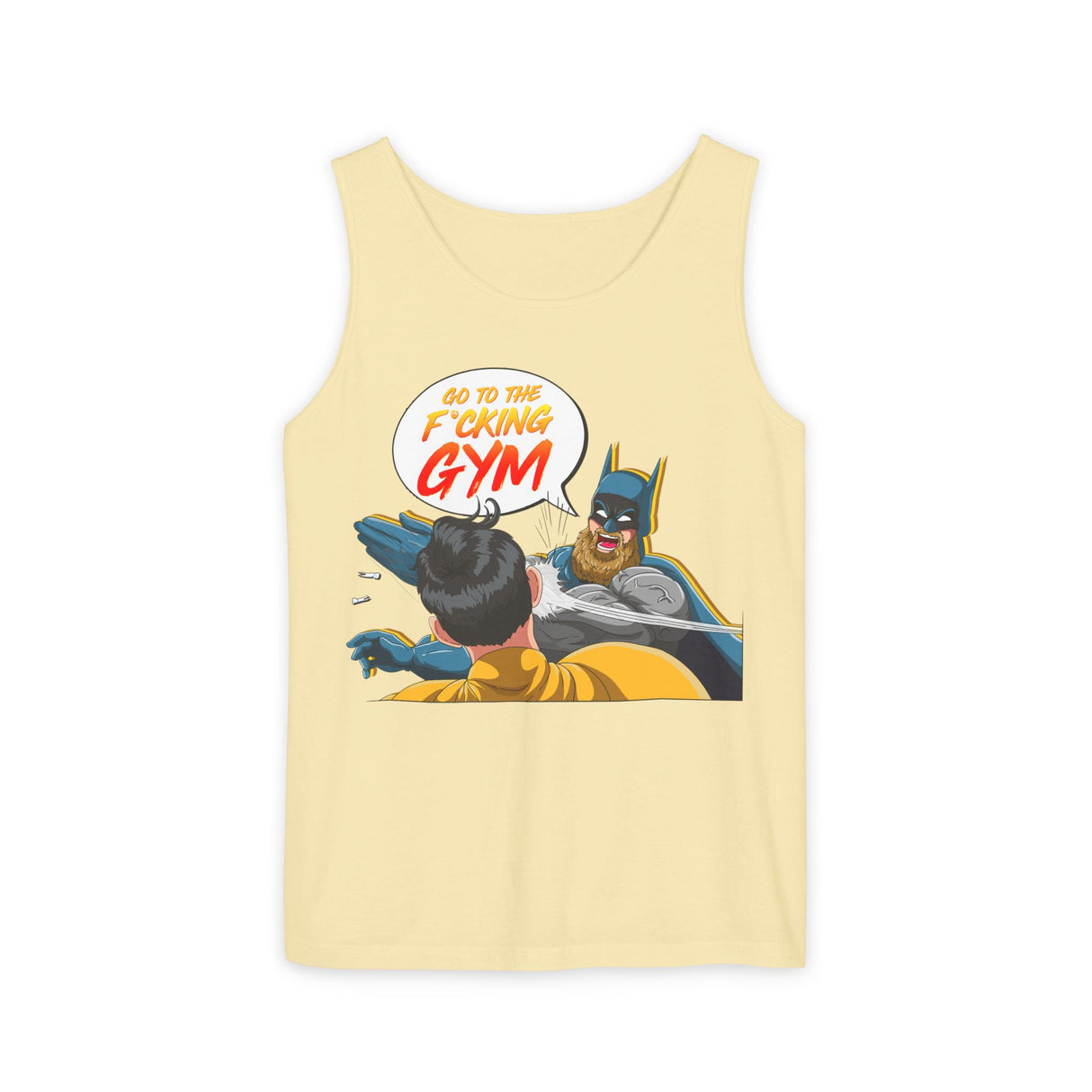 Batman Slapping Robin (Go To The F*cking Gym) Comfort Tank Top