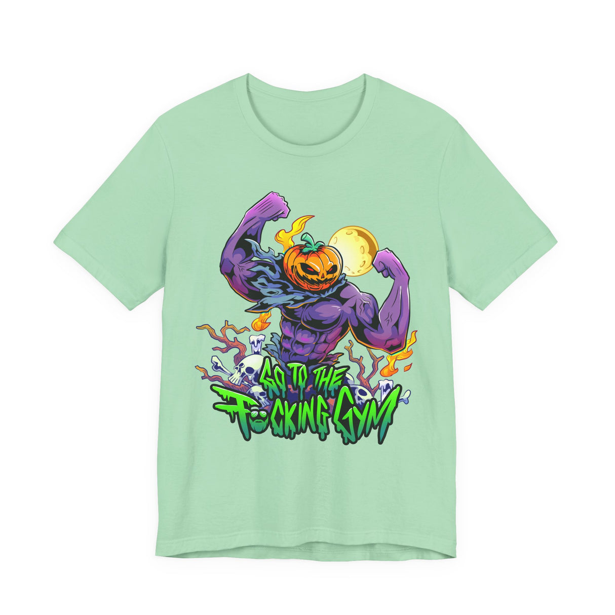Pumpkin Head Go To The F*cking Gym T-Shirt