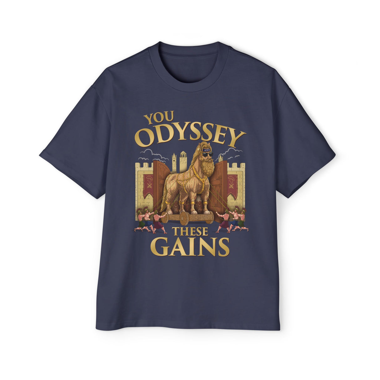 You Odyssey These Gains Heavy Oversized Tee