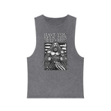 Have You Seen This Wizard? Stonewash Tank Top