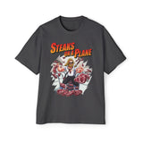 Steaks On a Plane Heavy Oversized Tee