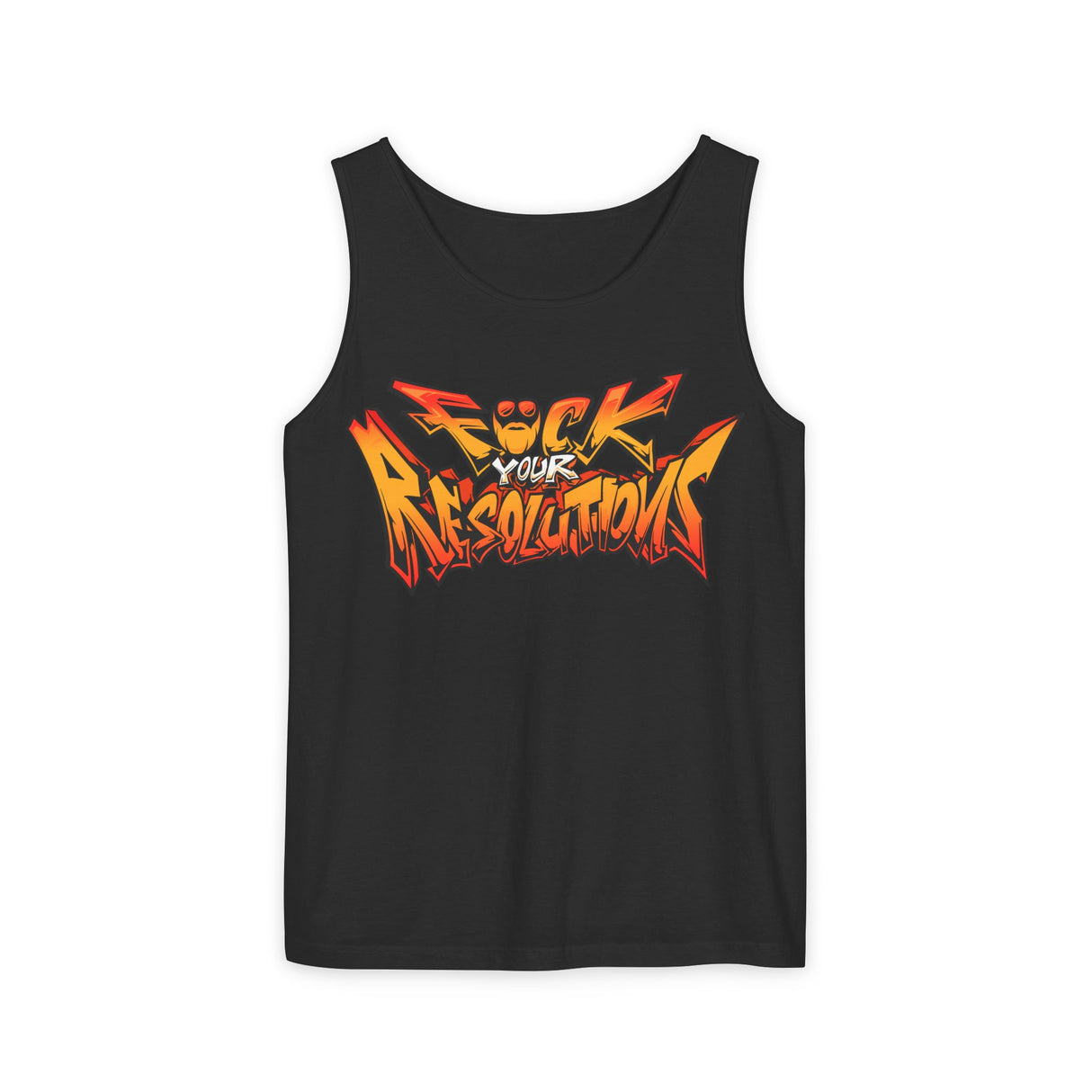 F*ck Your Resolutions (Graffiti) Comfort Tank Top