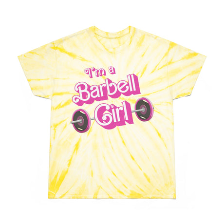 I'm a Barbell Girl Tie-Dye T-Shirt