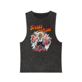 Steaks On a Plane Stonewash Tank Top