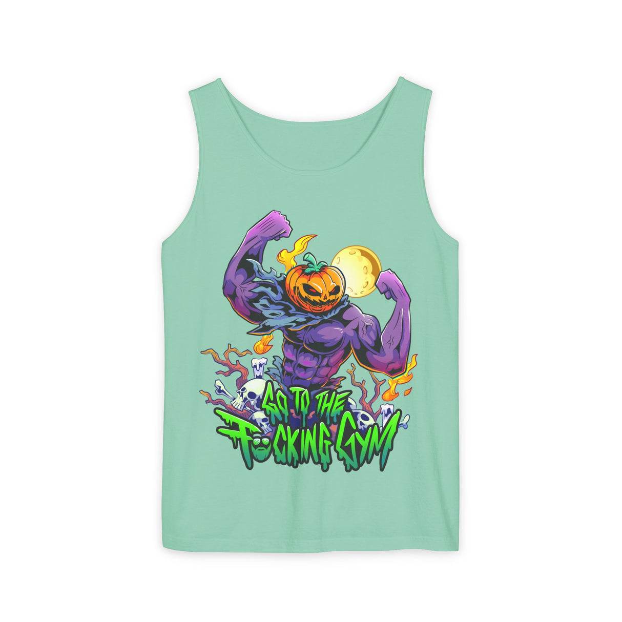 Pumpkin Head Go To The F*cking Gym Comfort Tank Top