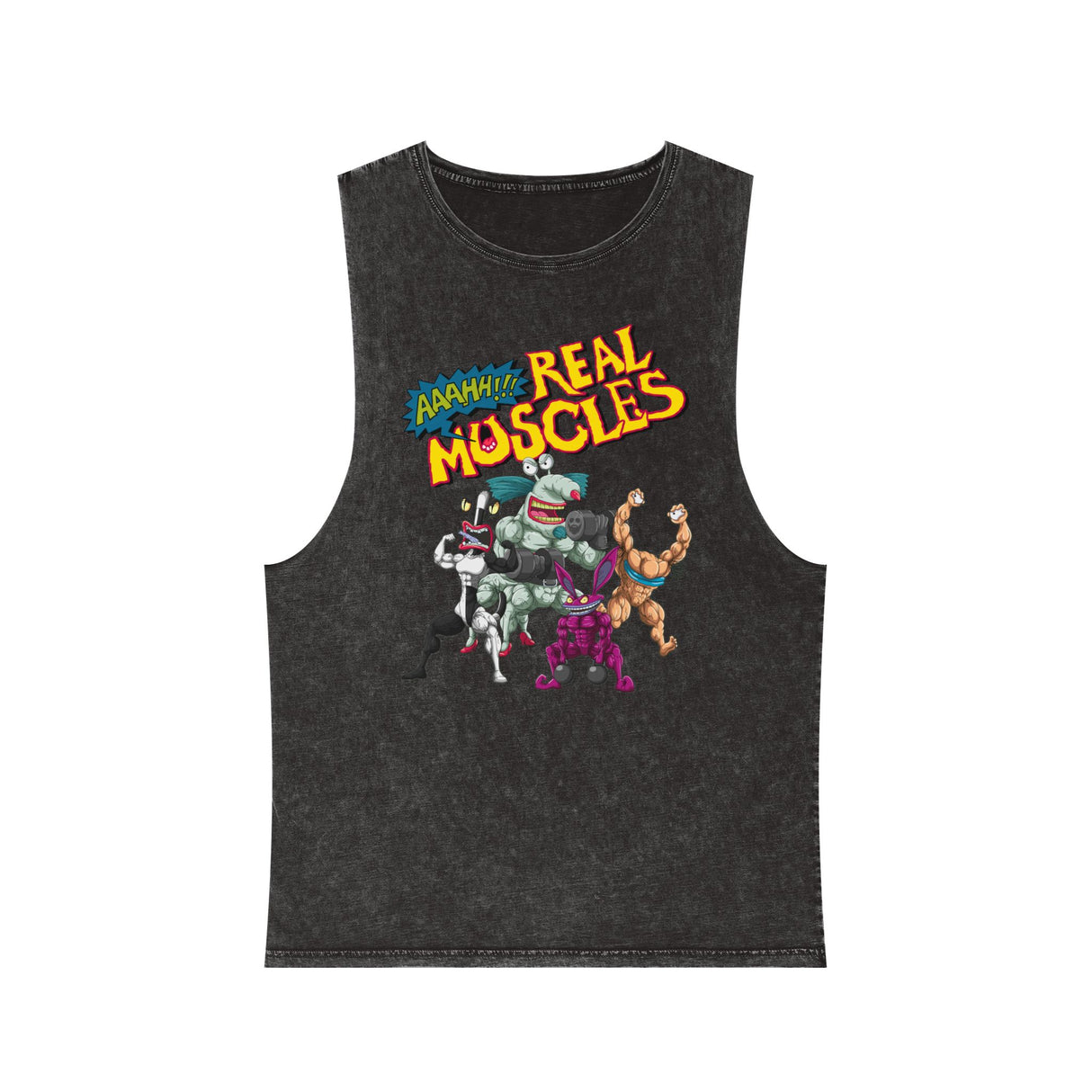 Aaahh!!! Real Muscles Stonewash Tank Top