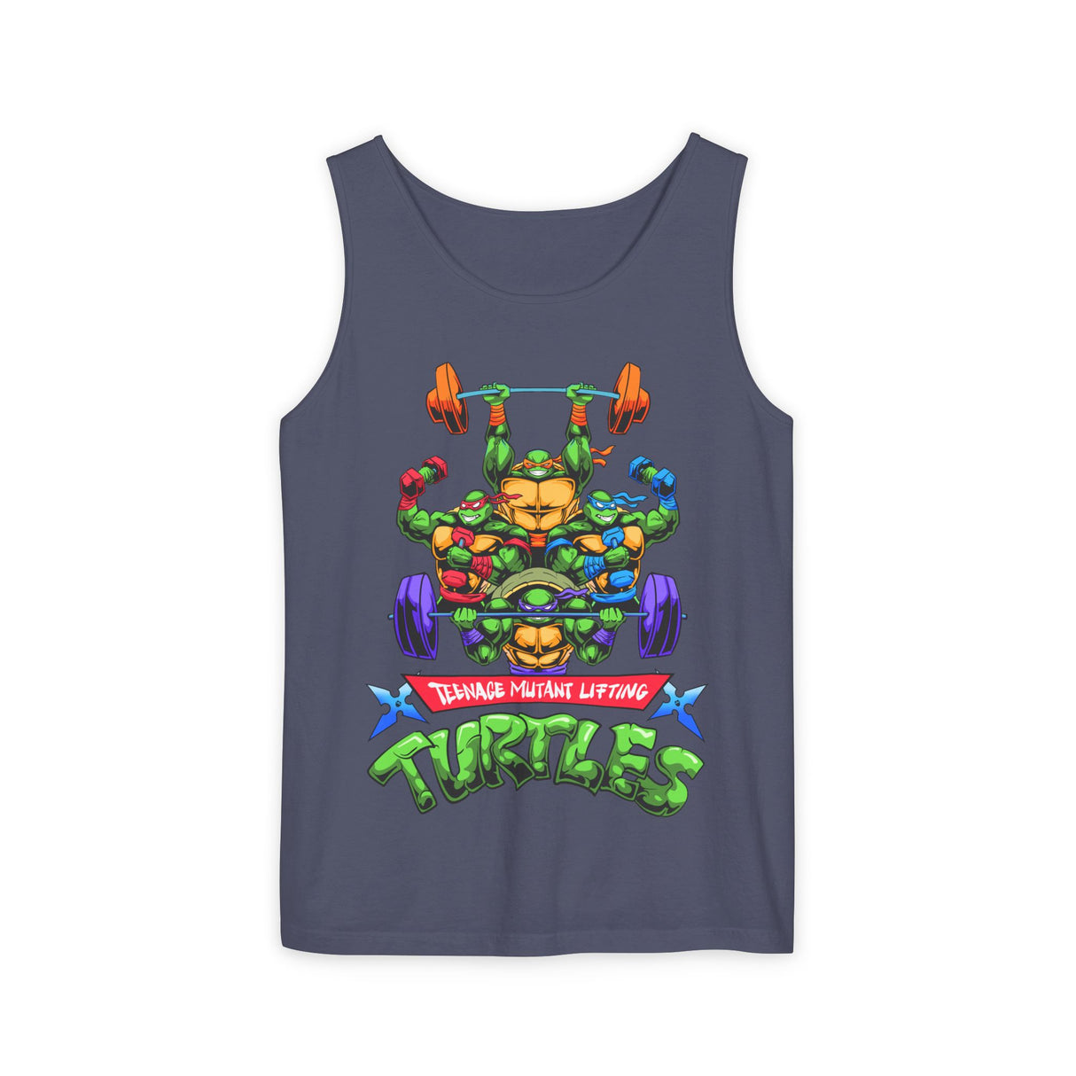 Teenage Mutant Lifting Turtles Comfort Tank Top