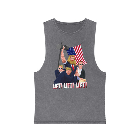 Lift! Lift! Lift! Stonewash Tank Top
