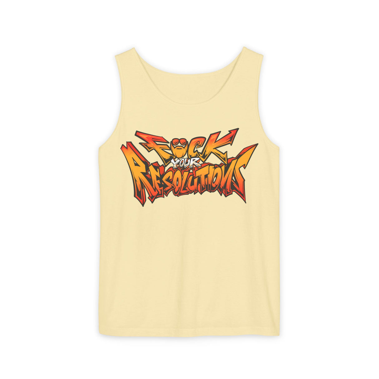 F*ck Your Resolutions (Graffiti) Comfort Tank Top