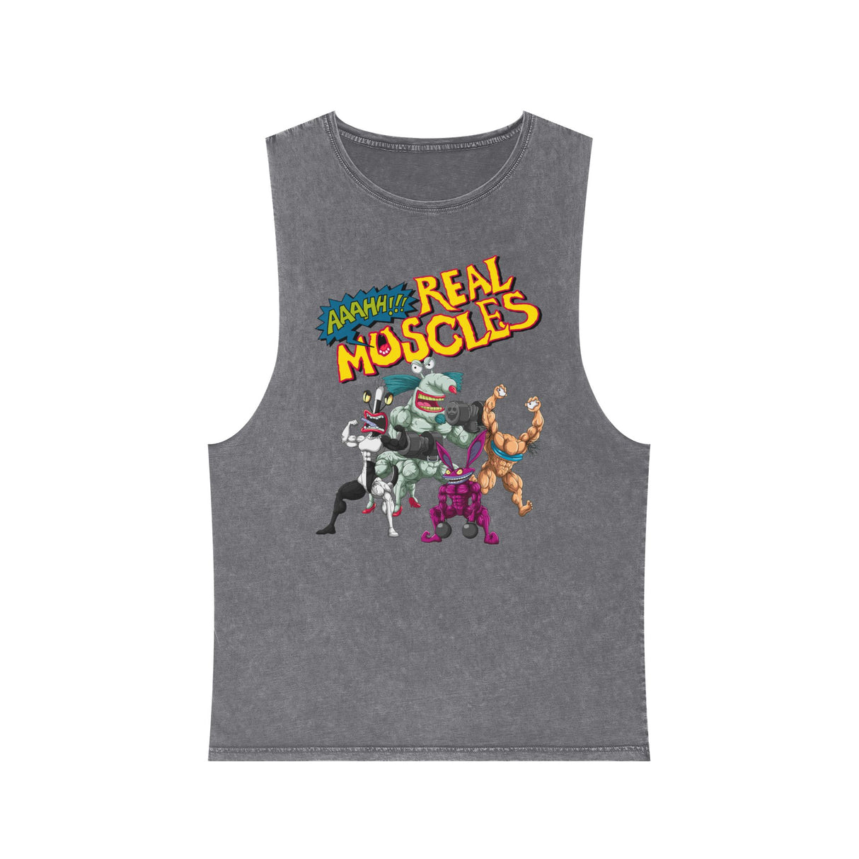 Aaahh!!! Real Muscles Stonewash Tank Top