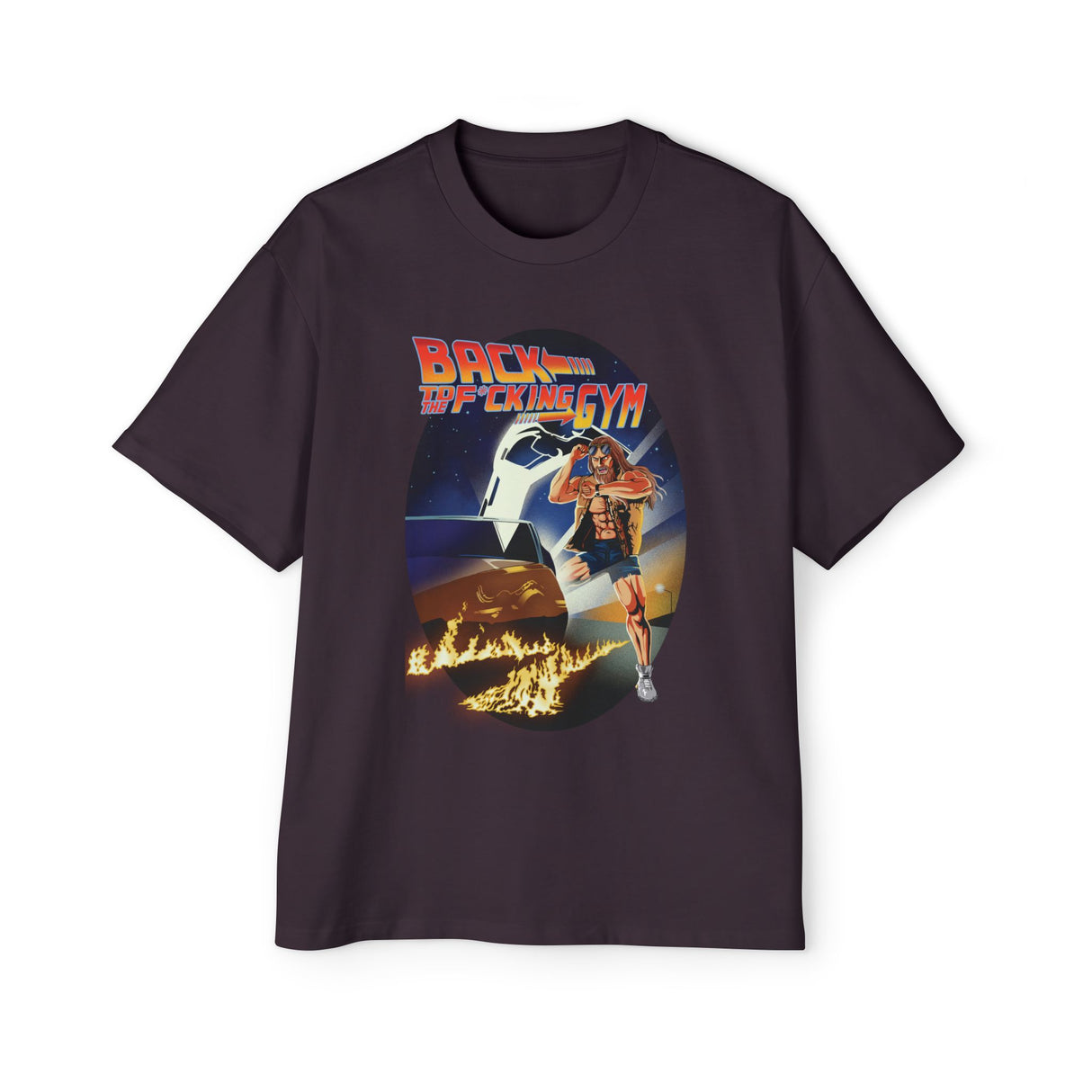 Back To The F*cking Gym (Image) Heavy Oversized Tee
