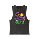 Go To The F*cking Gym Pumpkin Head Stonewash Tank Top