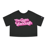 The Gym Is Kenough (Text) Loose Crop Top