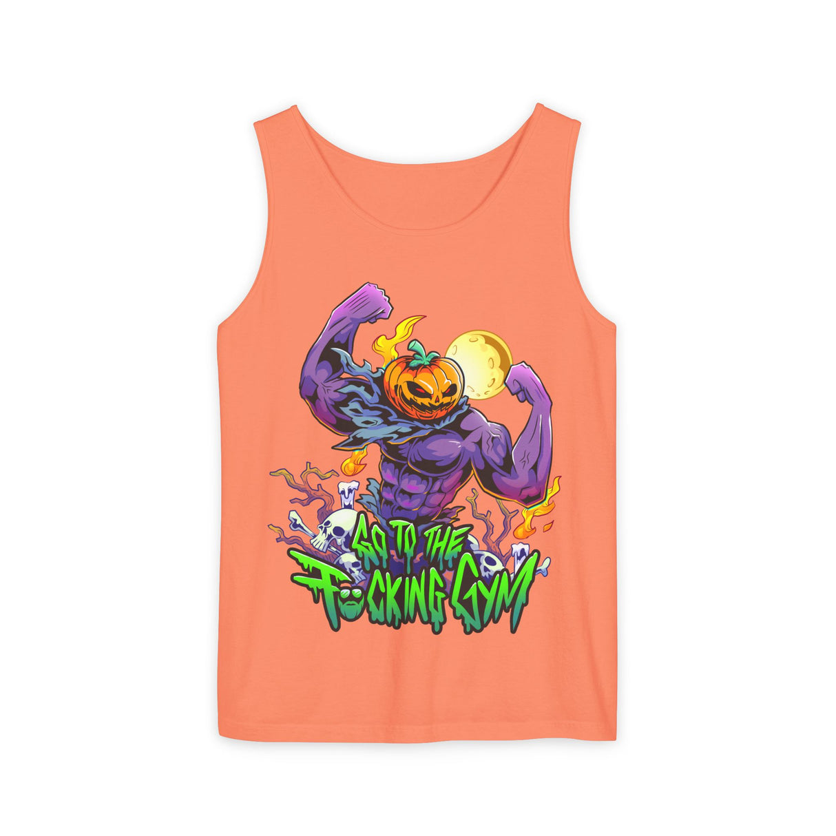 Pumpkin Head Go To The F*cking Gym Comfort Tank Top