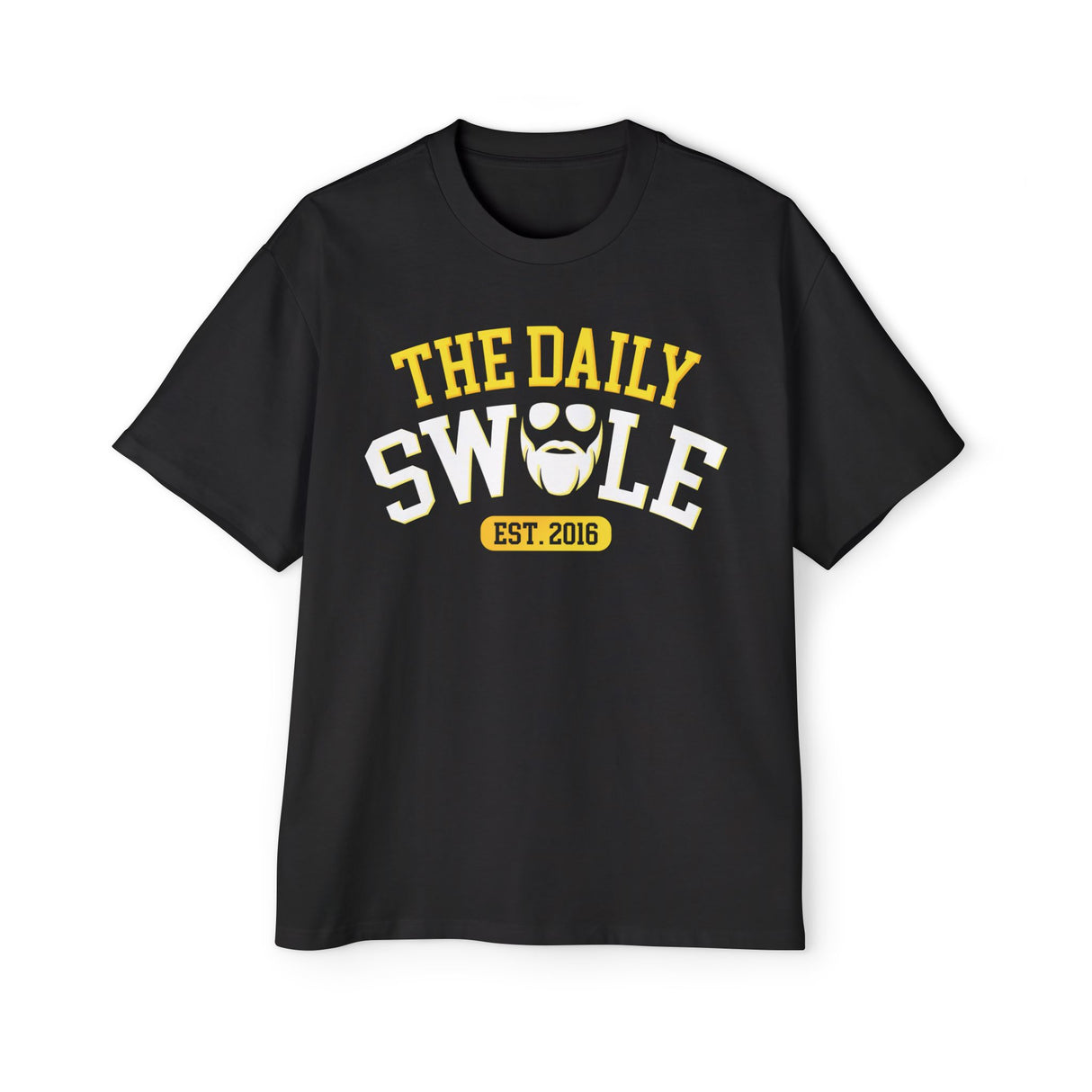 The Daily Swole est. 2016 Heavy Oversized Tee