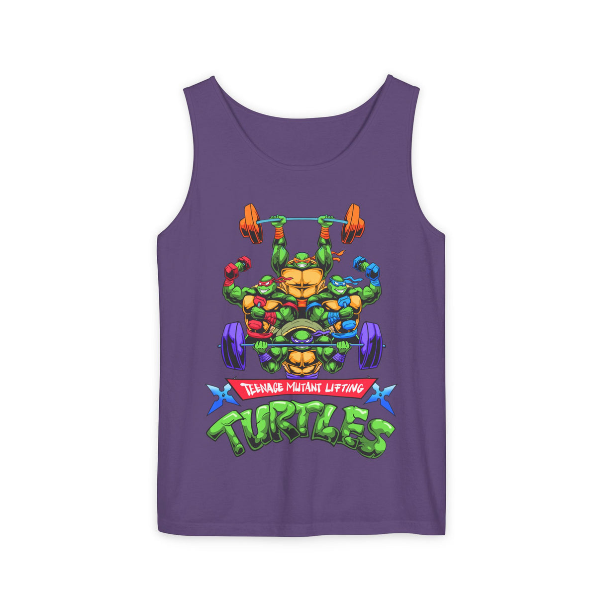 Teenage Mutant Lifting Turtles Comfort Tank Top