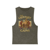 You Odyssey These Gains Stonewash Tank Top