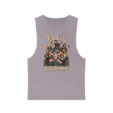 Flex You Fools Stonewash Tank Top
