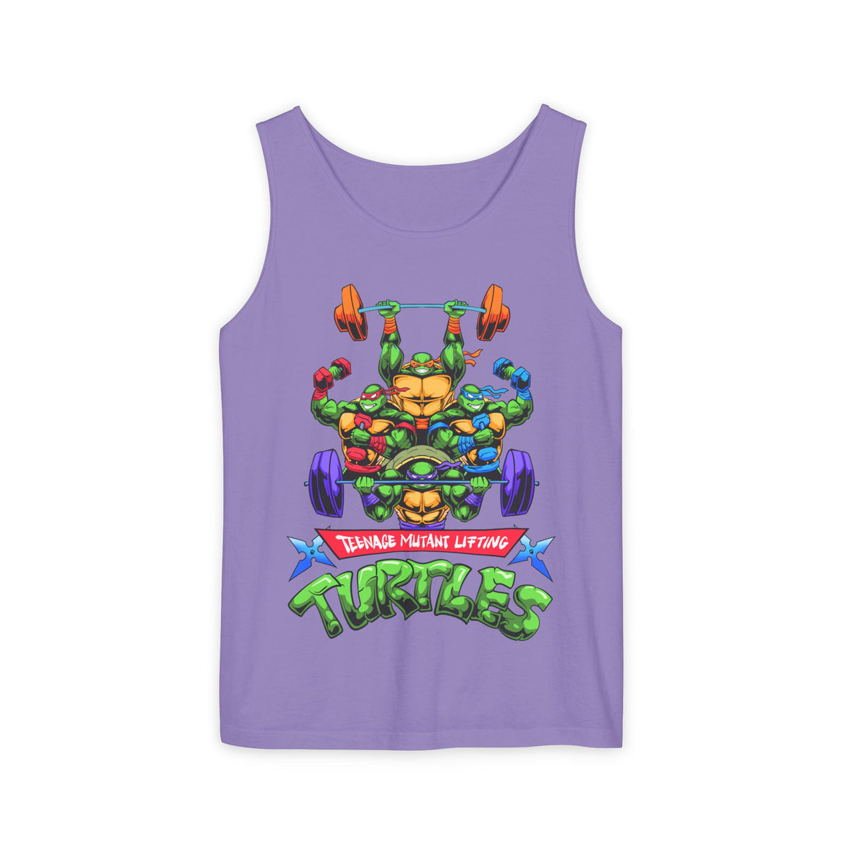 Teenage Mutant Lifting Turtles Comfort Tank Top