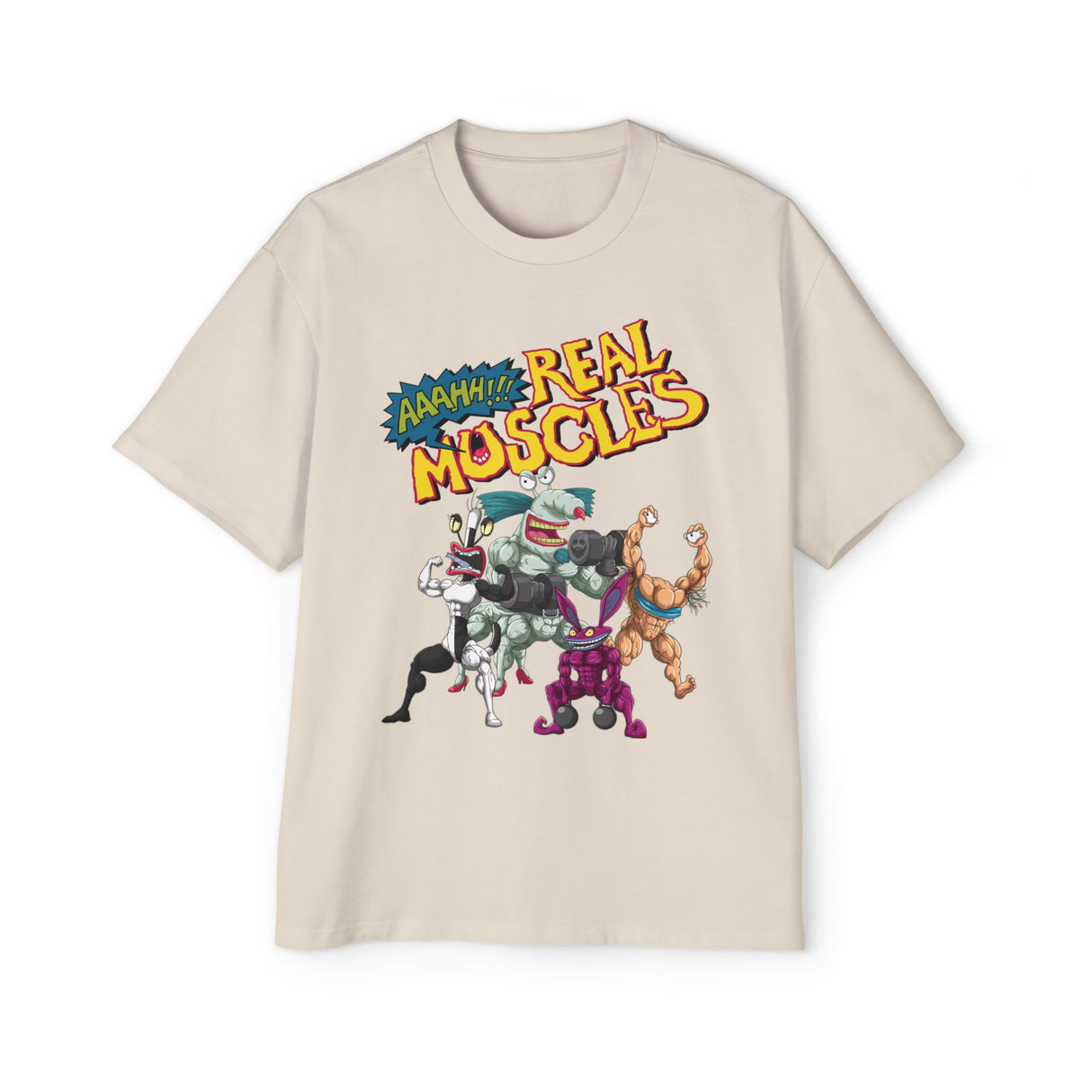 Aaahh!!! Real Muscles Heavy Oversized Tee
