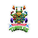 Teenage Mutant Lifting Turtles Sticker