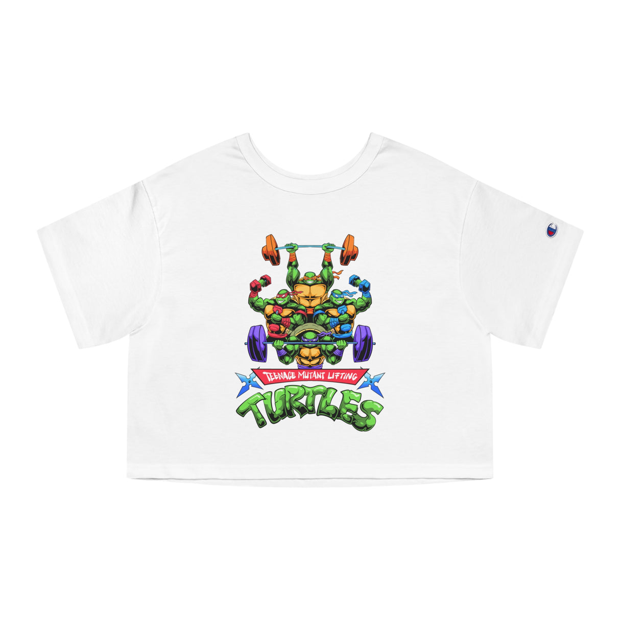 Teenage Mutant Lifting Turtles Loose Crop Top