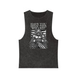 Have You Seen This Wizard? Stonewash Tank Top