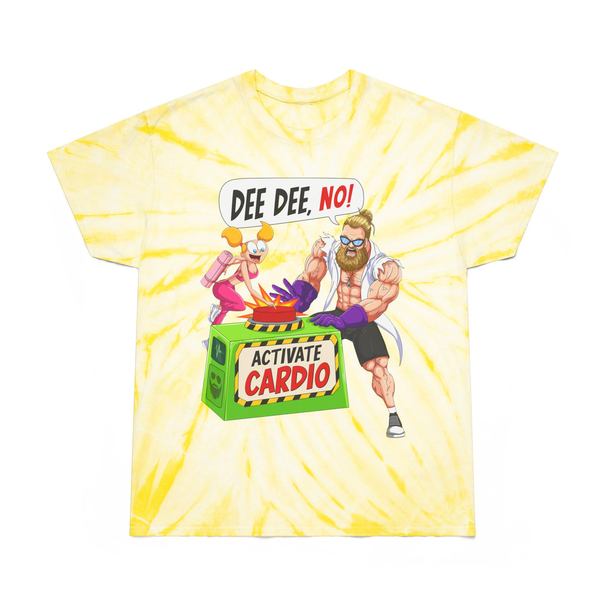Papa Swolio's Laboratory Tie-Dye T-Shirt