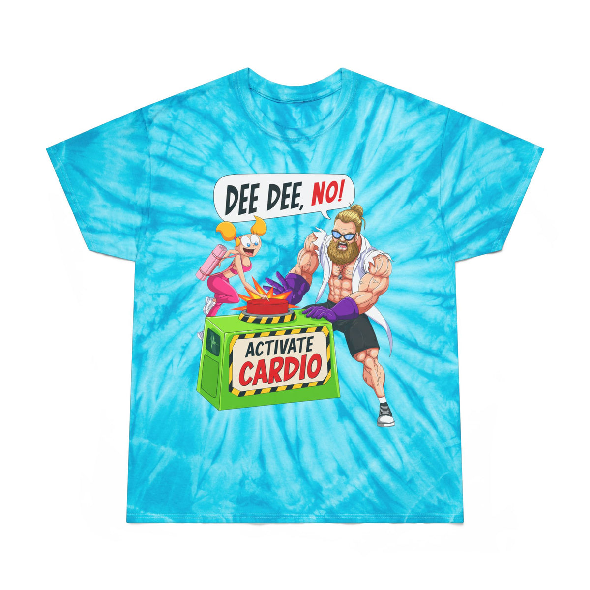 Papa Swolio's Laboratory Tie-Dye T-Shirt