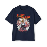 Steaks On a Plane Heavy Oversized Tee